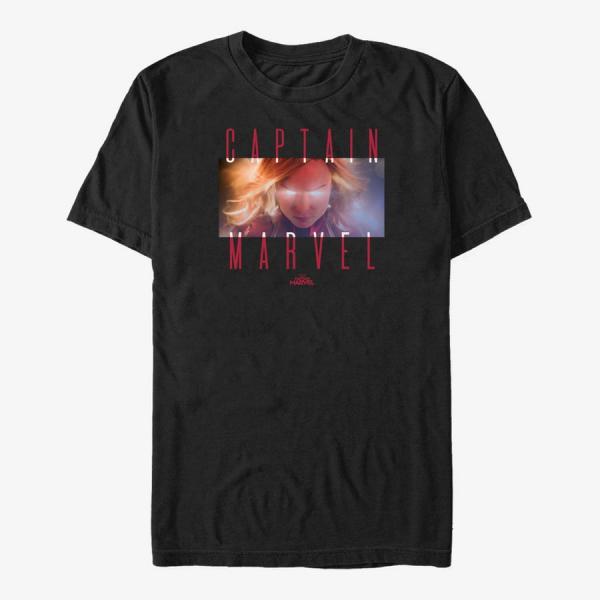 Tričko Merch Captain Marvel: Movie - That Glow Unisex T-Shirt Black M