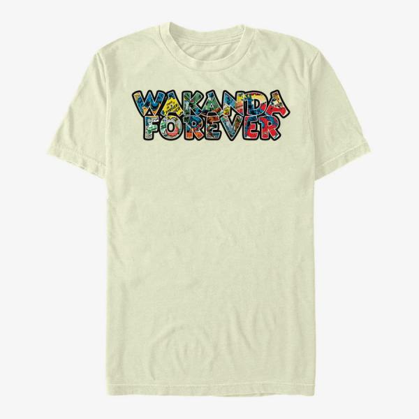 Tričko Merch Marvel Avengers Classic - Retro Wakanda Unisex T-Shirt Natural XL