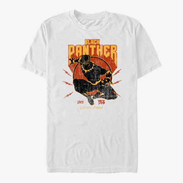 Queens Marvel Avengers Classic - Lighting Panther Unisex T-Shirt White