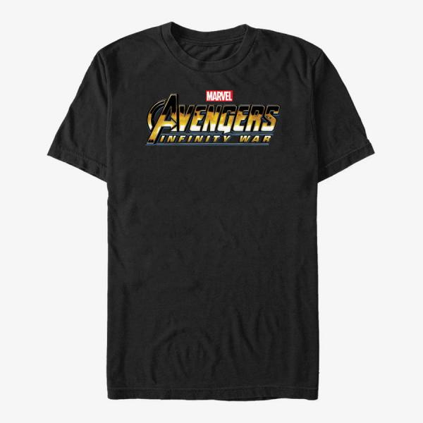 Tričko Merch Marvel Avengers: Infinity War - Grungy Infinity Unisex T-Shirt Black S