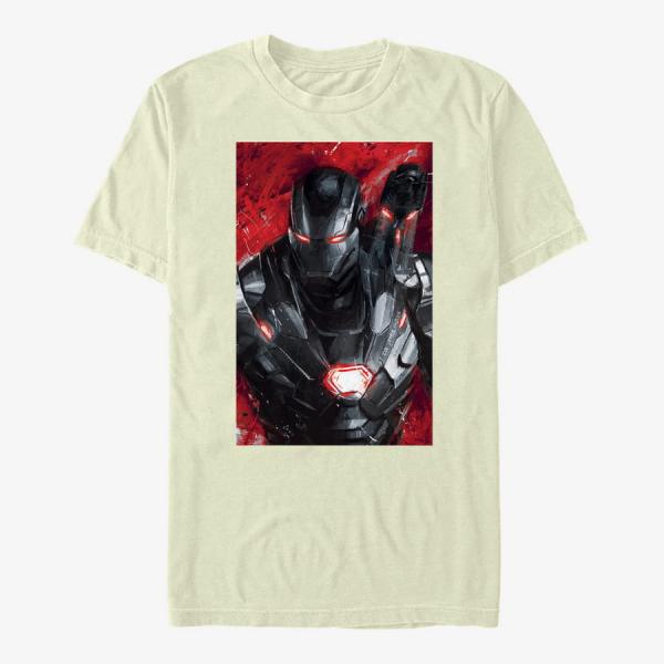 Tričko Merch Marvel Avengers Endgame - Warmachine Painted Unisex T-Shirt Natural S