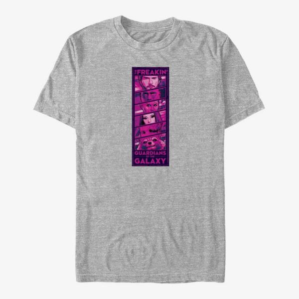 Queens Marvel Guardians of the Galaxy Vol. 3 - GG Freakin' Pink Unisex T-Shirt Heather Grey
