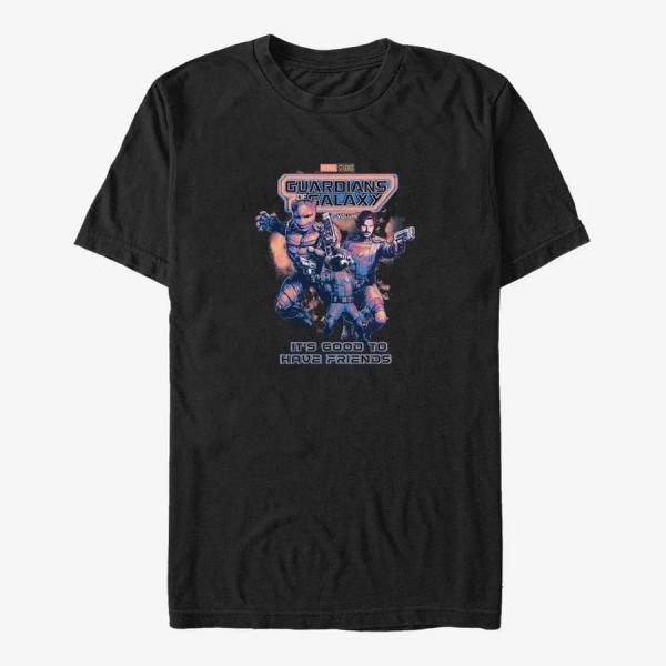 Tričko Merch Marvel Guardians of the Galaxy Vol. 3 - TWO CREW Unisex T-Shirt Black M