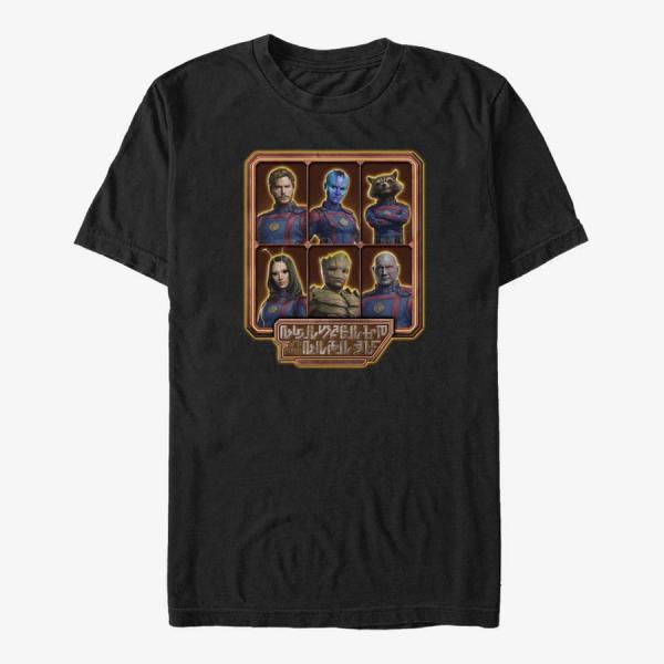 Queens Marvel Guardians of the Galaxy Vol. 3 - GG Six Guardian Aliens Unisex T-Shirt Black