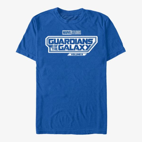 Tričko Merch Marvel Guardians of the Galaxy Vol. 3 - Volume 3 Logo Unisex T-Shirt Royal Blue M