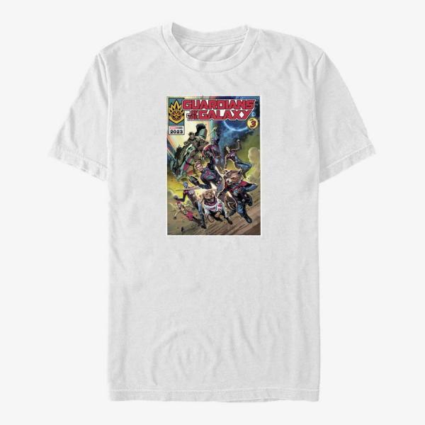 Queens Marvel Guardians of the Galaxy Vol. 3 - GotGV3 Comic Poster Unisex T-Shirt White
