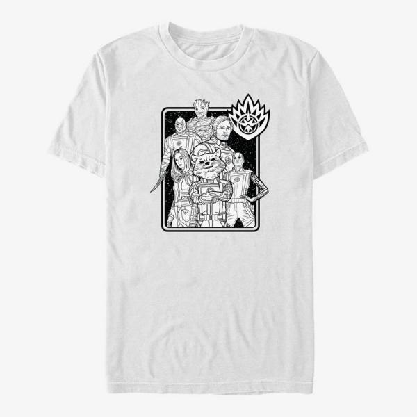 Queens Marvel Guardians of the Galaxy Vol. 3 - Galaxy Team Unisex T-Shirt White