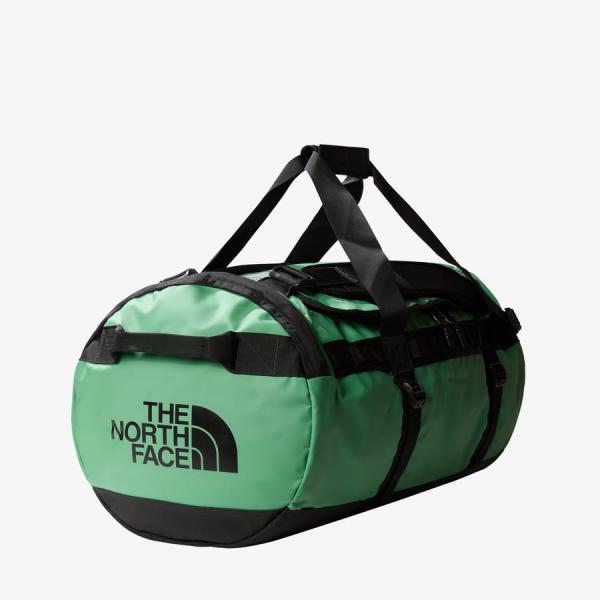 Cestovní tašká The North Face Base Camp Duffel – M Deep Grass Green/ TNF Black