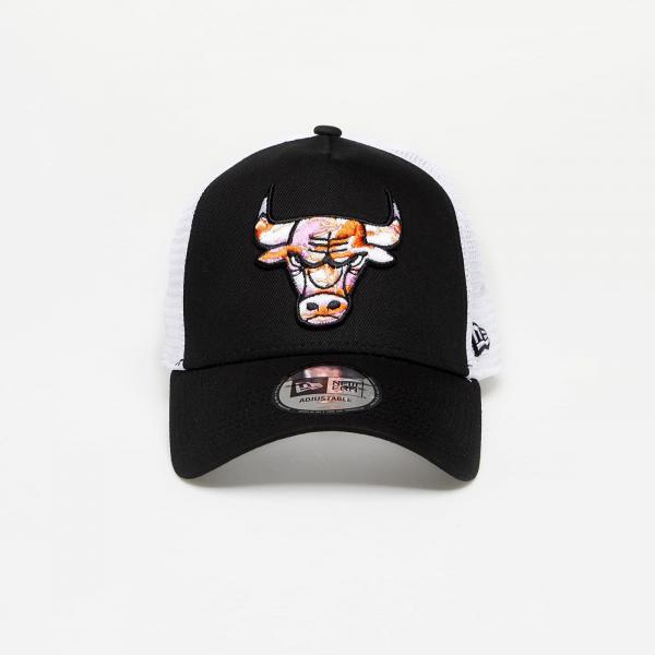 New Era 940 Af Trucker NBA Seasonal Infill Trucker Chicago Bulls Black/ Wild Rose