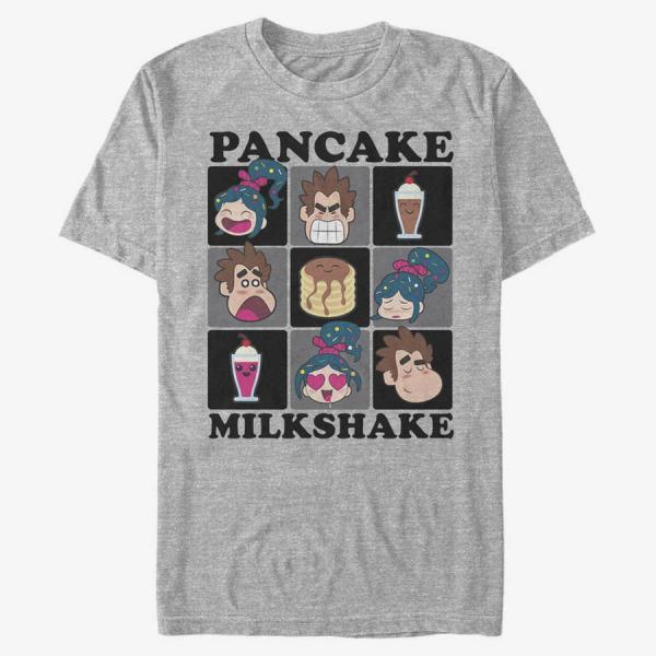 Tričko Merch Disney Wreck-It Ralph 2 - Milkshake Squared Unisex T-Shirt Heather Grey S