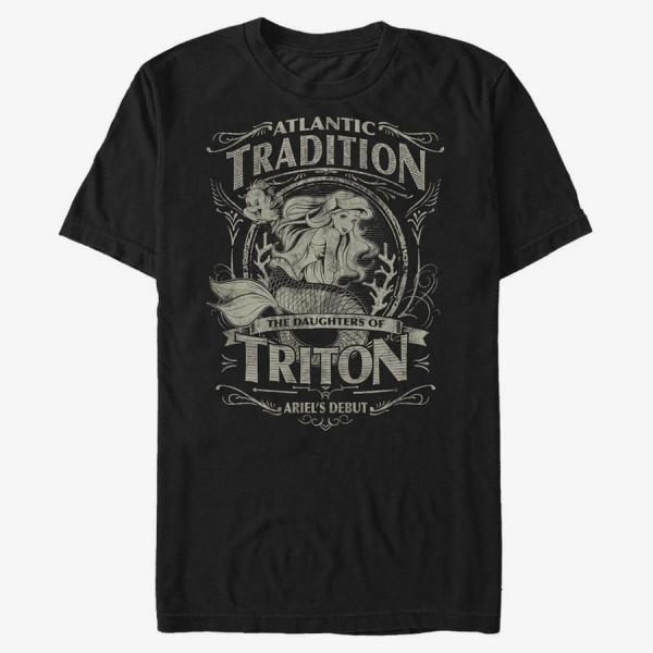 Queens Disney The Little Mermaid - Atlantic Tradition Unisex T-Shirt Black