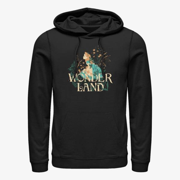 Queens Disney Alice In Wonderland - ALICE PLANT SMELL - DSAX034GSE Unisex Hoodie Black