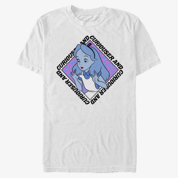 Tričko Merch Disney Alice in Wonderland - Alice Face Unisex T-Shirt White L