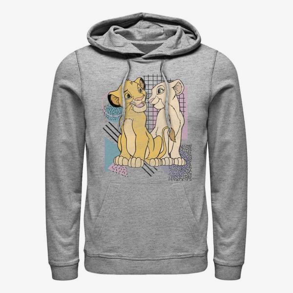 Mikina Merch Disney The Lion King - Lion King Nostalgia Unisex Hoodie Heather Grey S