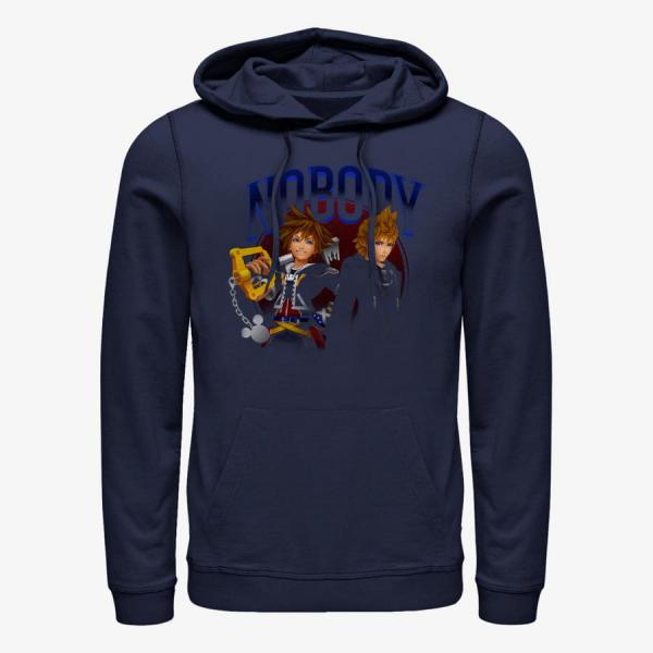 Queens Disney Kingdom Hearts - Nobody Circle Unisex Hoodie Navy Blue