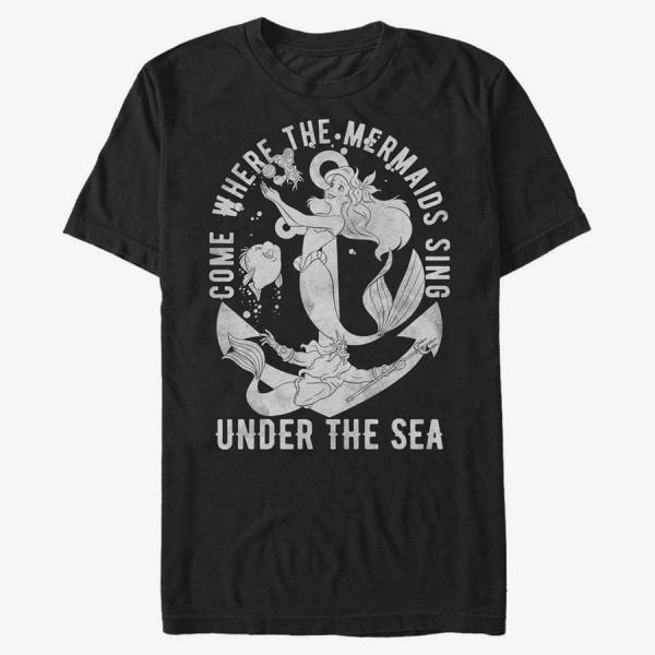 Tričko Merch Disney The Little Mermaid - Hip Mer Unisex T-Shirt Black S