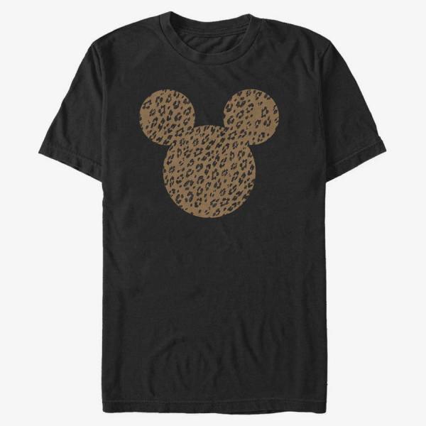 Tričko Merch Disney Classic Mickey - Cheetah Mouse Unisex T-Shirt Black XXXL