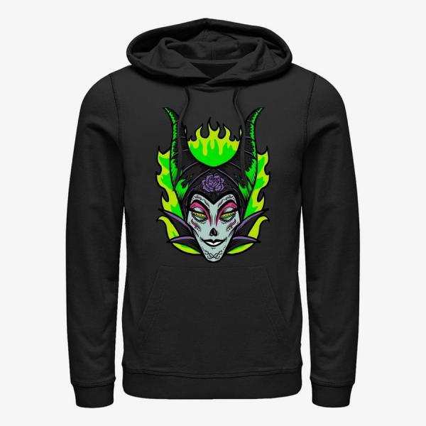 Mikina Merch Disney Sleeping Beauty - Maleficent Sugar Skull Unisex Hoodie Black S