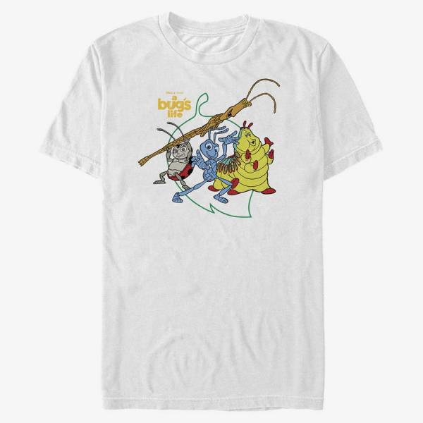 Tričko Merch Disney A Bug's Life - Big Leaf Unisex T-Shirt White S