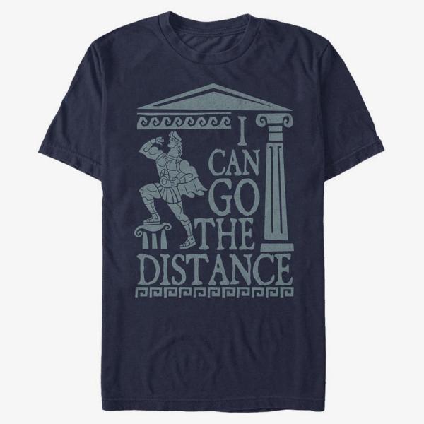 Queens Disney Hercules - Distance Gains Unisex T-Shirt Navy Blue