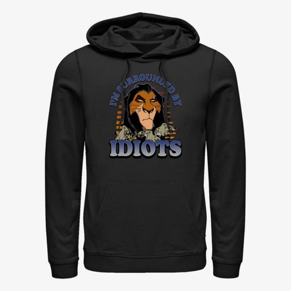 Queens Disney Lion King - Idiots Unisex Hoodie Black