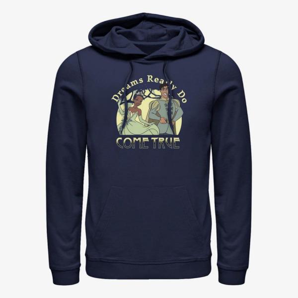 Mikina Merch Disney The Princess & The Frog - Dreams Do Come True Unisex Hoodie Navy Blue S