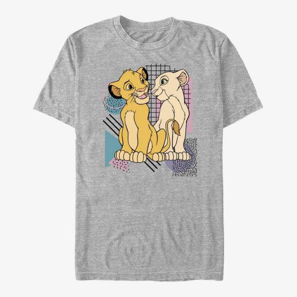 Queens Disney The Lion King - Lion King Nostalgia Unisex T-Shirt Heather Grey
