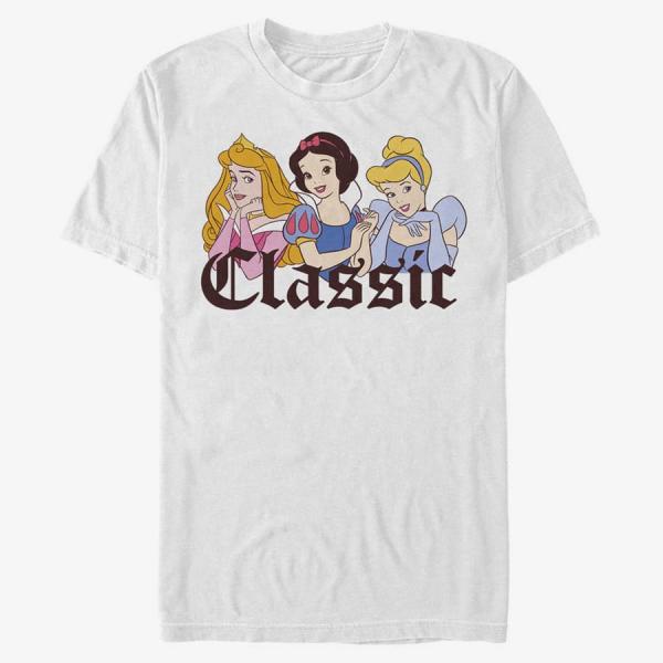 Tričko Merch Disney Princesses - Classic Princesses Unisex T-Shirt White S