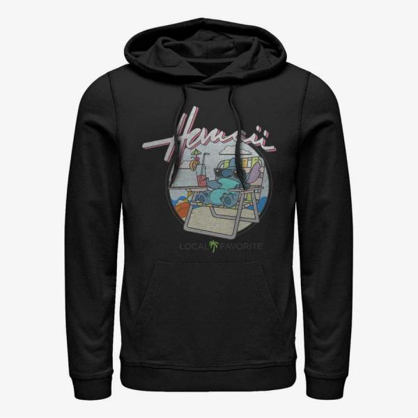 Mikina Merch Disney Lilo & Stitch - LOCAL FAVORITE Unisex Hoodie Black L