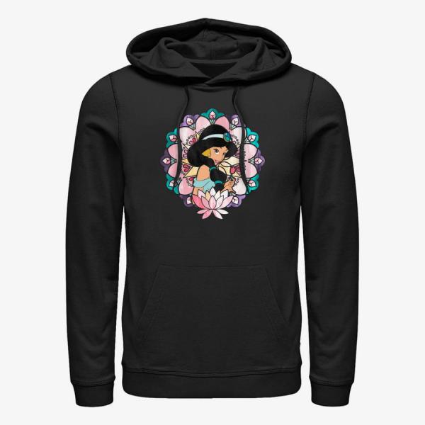 Queens Disney Aladdin - Glass Jasmine Unisex Hoodie Black