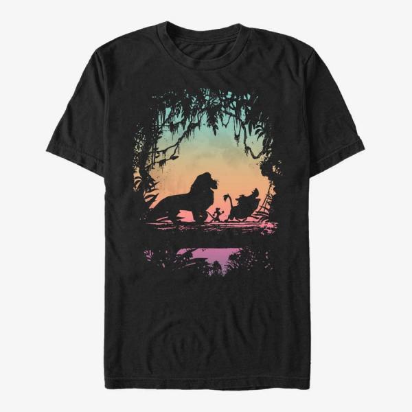 Queens Disney The Lion King - Eastern Trail Unisex T-Shirt Black