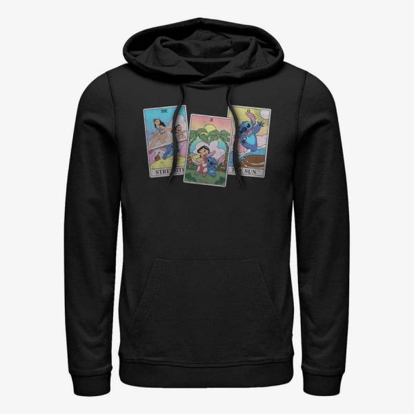 Mikina Merch Disney Lilo & Stitch - LILO STITCH TAROT Unisex Hoodie Black M
