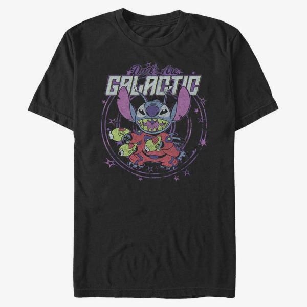 Tričko Merch Disney Lilo & Stitch - Spaced Dads Unisex T-Shirt Black S