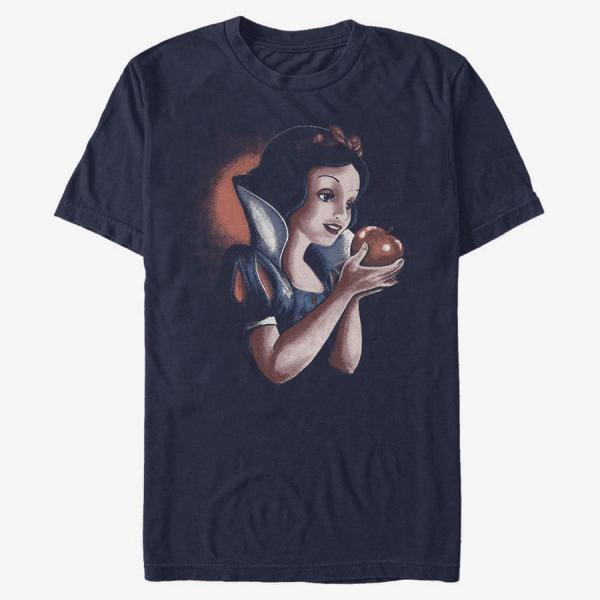 Queens Disney Princesses - Deep Stare Unisex T-Shirt Navy Blue