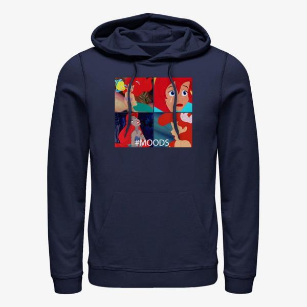 Queens Disney The Little Mermaid - Ariel Moods Unisex Hoodie Navy Blue