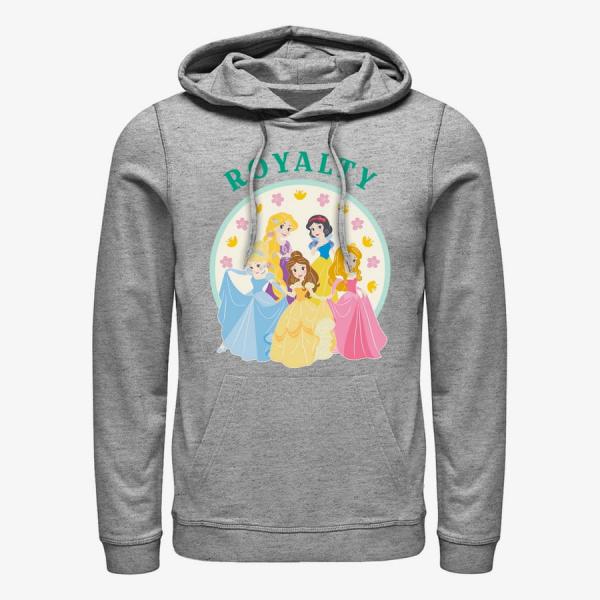 Mikina Merch Disney Princess - Chibi Princess Royalty Unisex Hoodie Heather Grey M