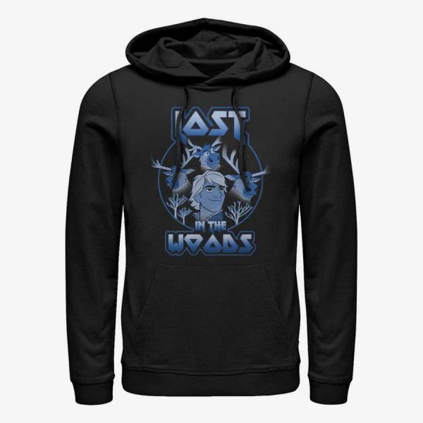 Queens Disney Frozen 2 - Lost Kristoff Band Tee Unisex Hoodie Black