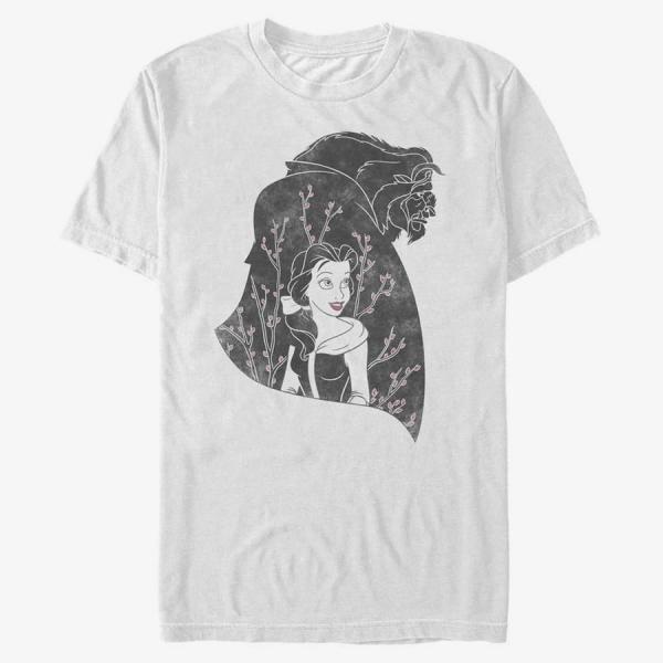 Tričko Merch Disney Beauty & The Beast - In My Heart Unisex T-Shirt White S