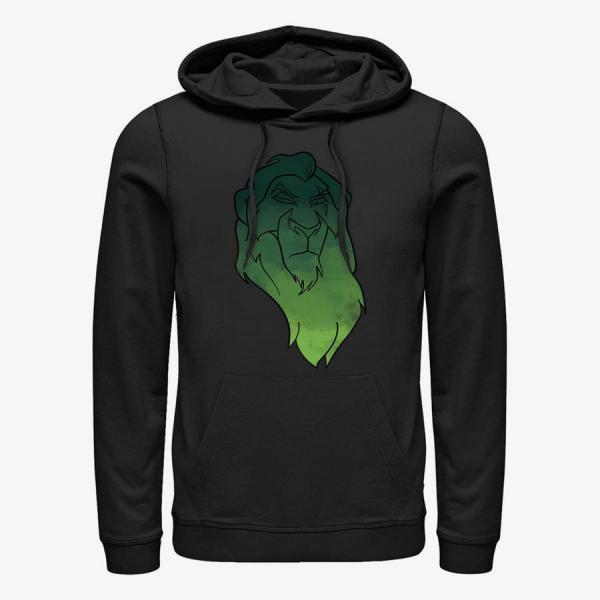 Mikina Merch Disney The Lion King - Watercolor Scar Unisex Hoodie Black XXXL