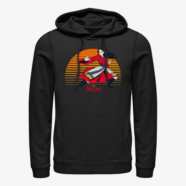 Mikina Merch Disney Mulan: Live Action - Mulan Sunset Unisex Hoodie Black M