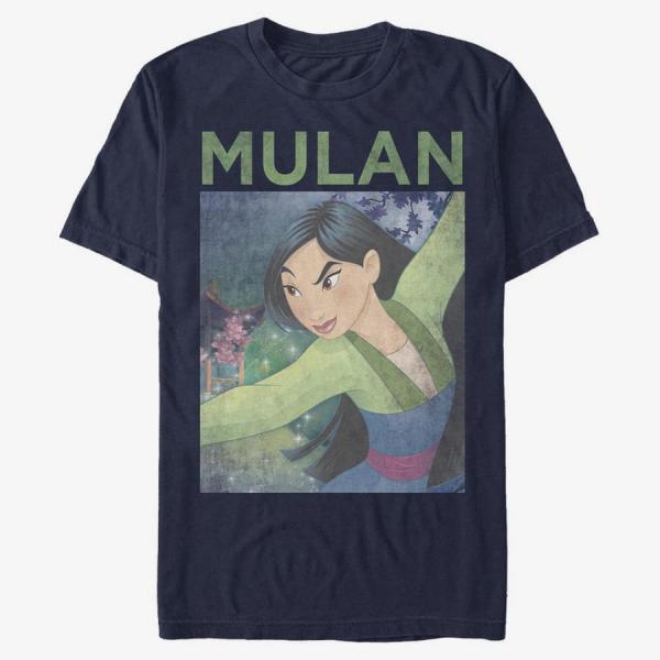 Queens Disney Mulan - Mulan Mushu Poster Unisex T-Shirt Navy Blue