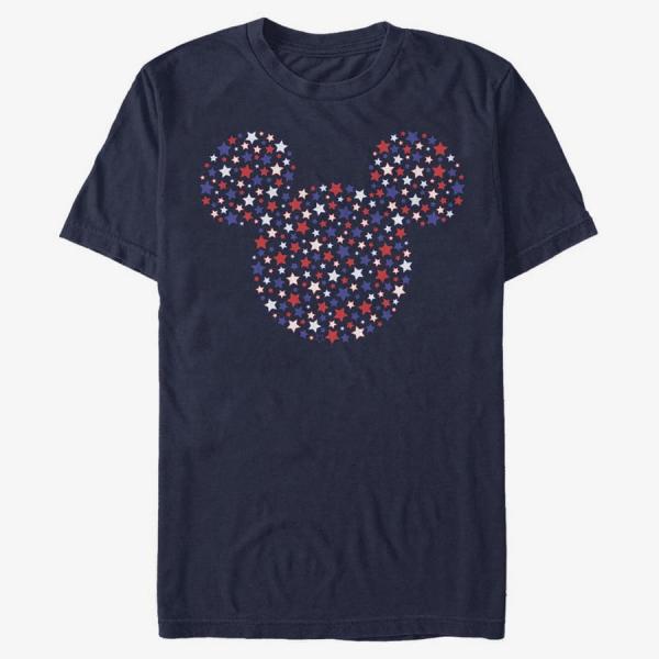 Queens Disney Classic Mickey - Stars and Ears Unisex T-Shirt Navy Blue