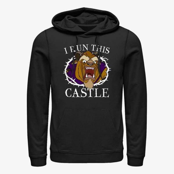 Queens Disney Beauty & The Beast - Castle Unisex Hoodie Black