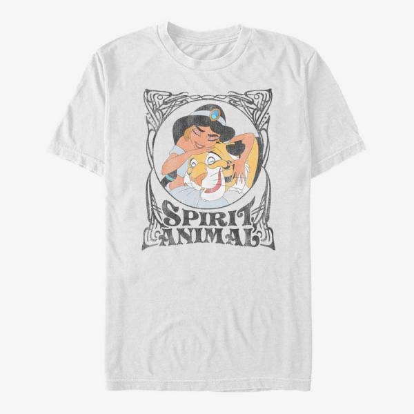 Tričko Merch Disney Aladdin - Spirit Animal v2 Unisex T-Shirt White XXL