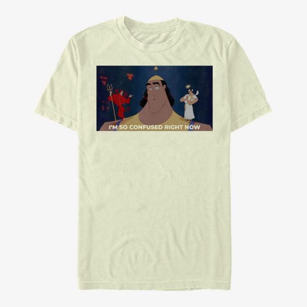 Tričko Merch Disney Emperor's New Groove - So Confused Unisex T-Shirt Natural XXL
