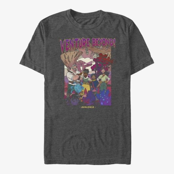Tričko Merch Disney Strange World - Venture Beyond Unisex T-Shirt Dark Heather Grey S