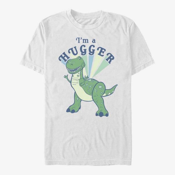 Tričko Merch Disney Toy Story 1-3 - Hugger Rex Unisex T-Shirt White XXL