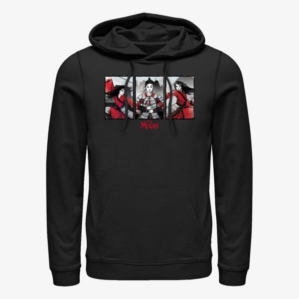 Mikina Merch Disney Atlantis: The Lost Empire - Mulan Floral Boxed Unisex Hoodie Black XXL