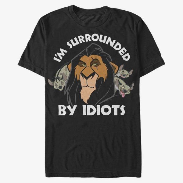 Tričko Merch Disney Lion King - Surly Scar Unisex T-Shirt Black M