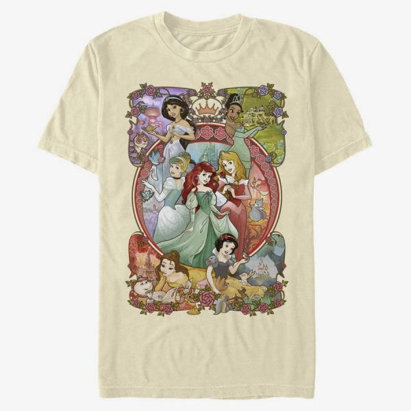 Tričko Merch Disney Princesses - Princess Power Unisex T-Shirt Natural M